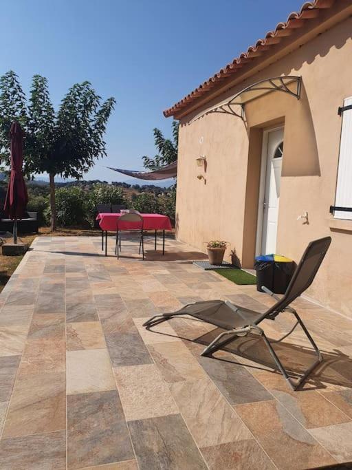 Studio Mitoyen A La Campagne Vue Sur La Mer Cargese Bagian luar foto