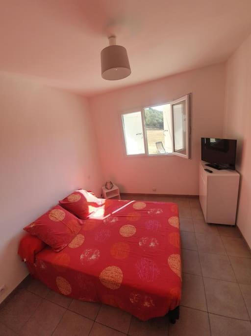 Studio Mitoyen A La Campagne Vue Sur La Mer Cargese Bagian luar foto